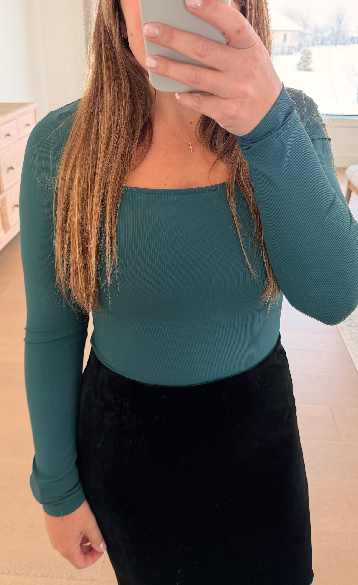 The Sassy Square Neck Bodysuit