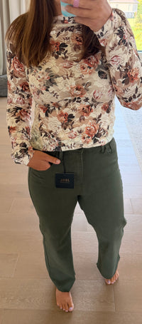 The Elise Floral Lace Top