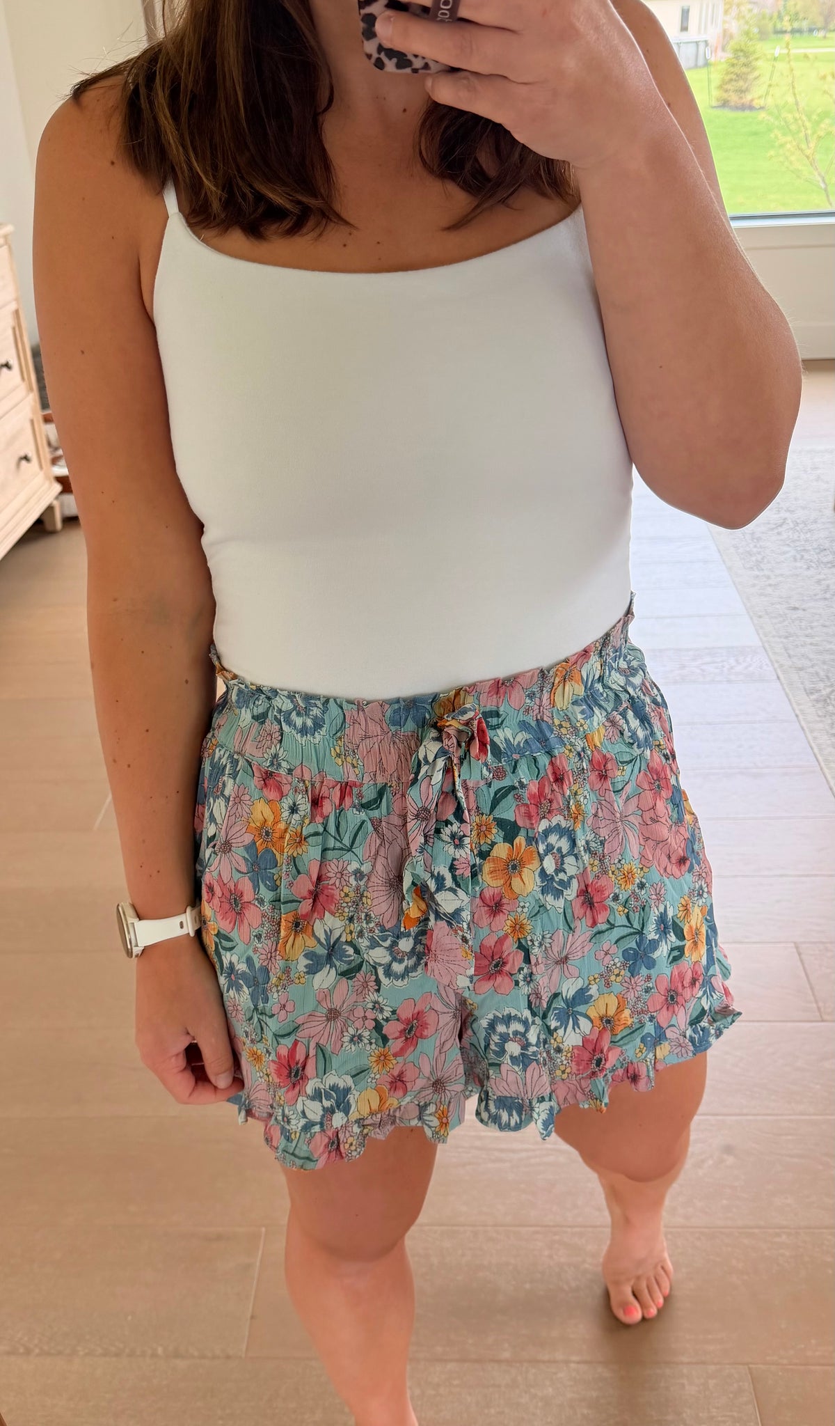 The Maui Tie Floral Shorts
