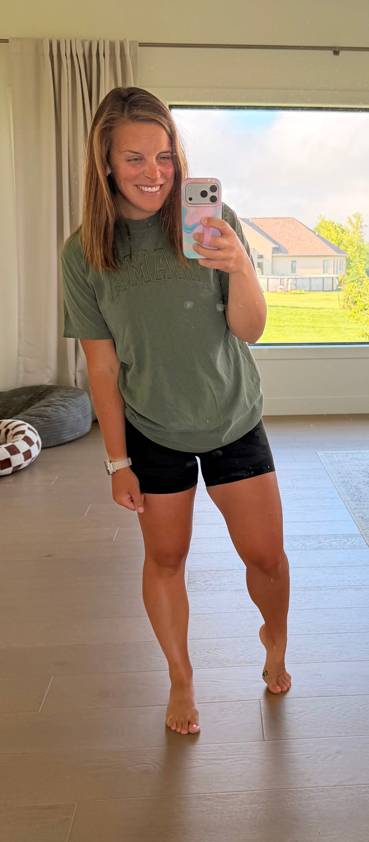 MAMA Graphic Tee - Moss
