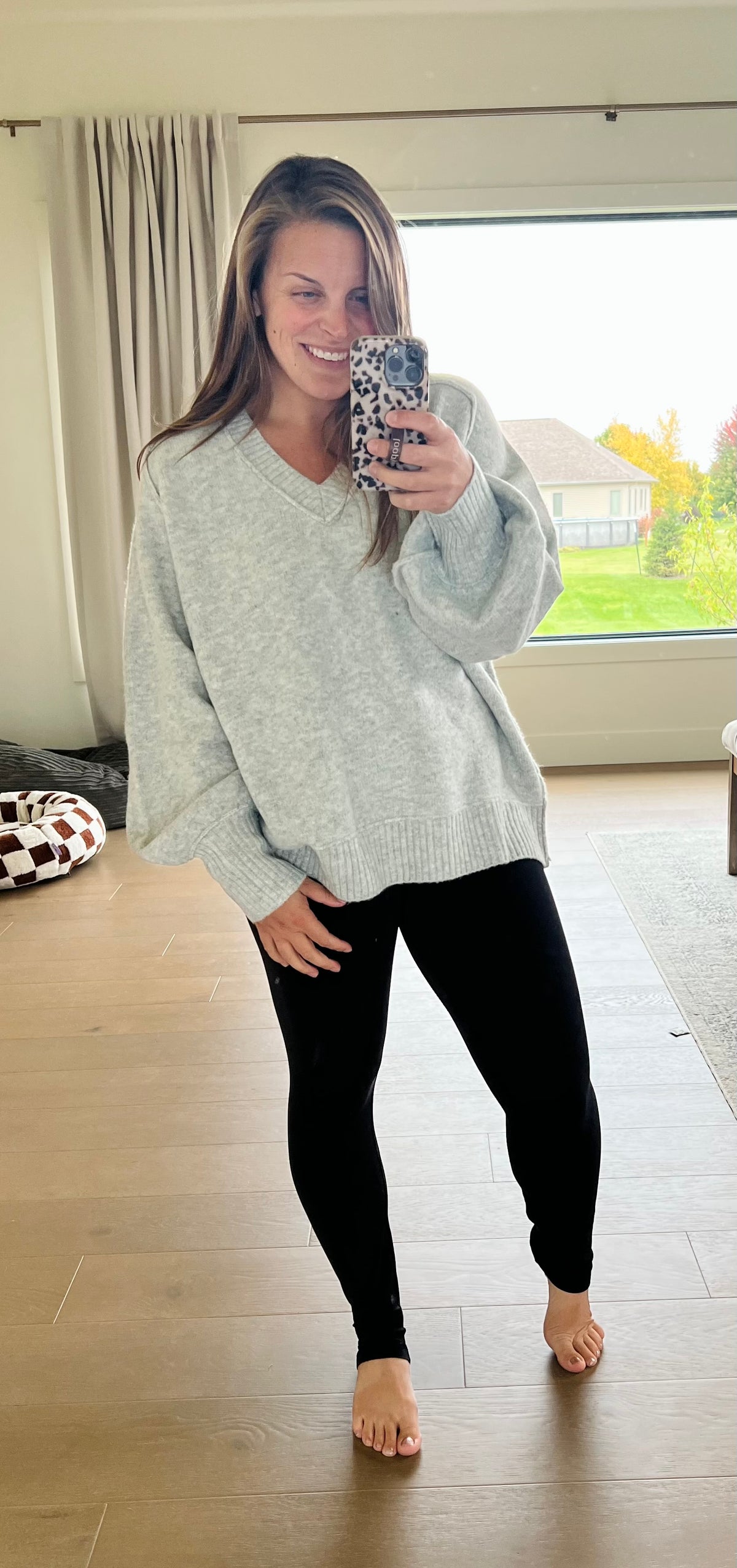 The Comfort Oversized Vneck Sweater