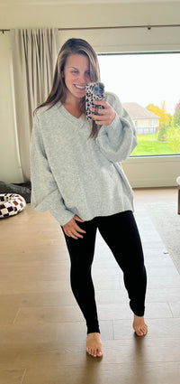 The Comfort Oversized Vneck Sweater