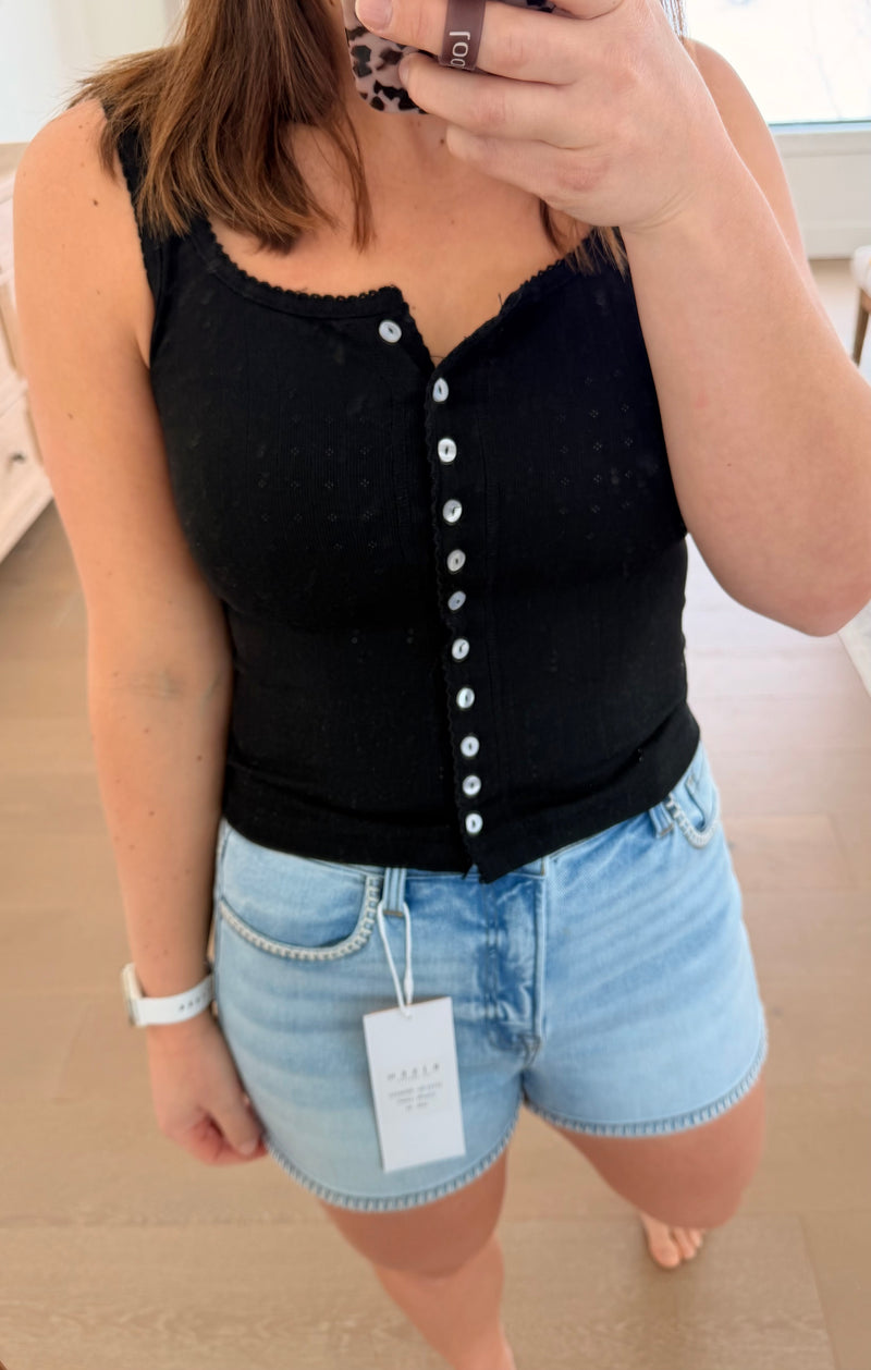 The Bethany Stitched Edge Shorts