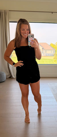 The Maci Smocked Romper