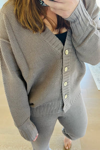 The Work From Home Oversized Cardi Sweater Set