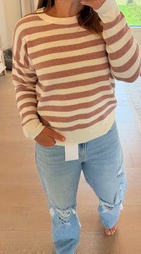The Cozy Mauve Sweater