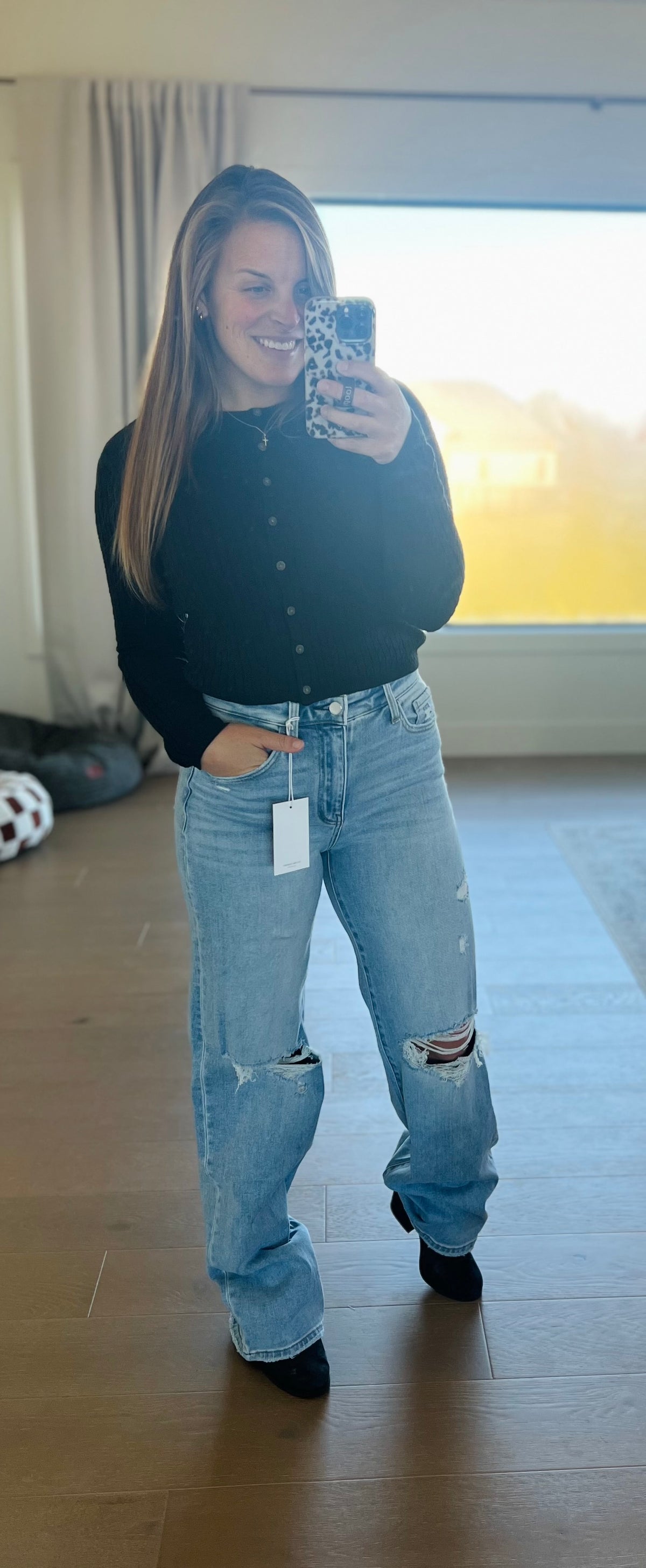 The Rosie Highrise Wide Leg Jeans