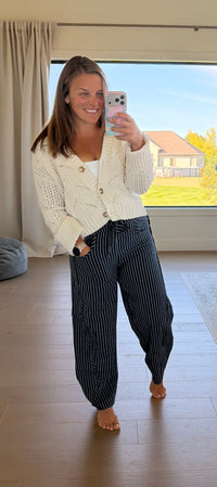 The Carmella Pinstripe Pants