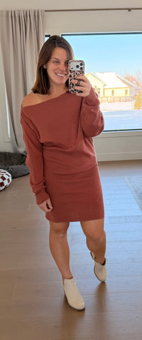The Sunset Sweater Mini Dress