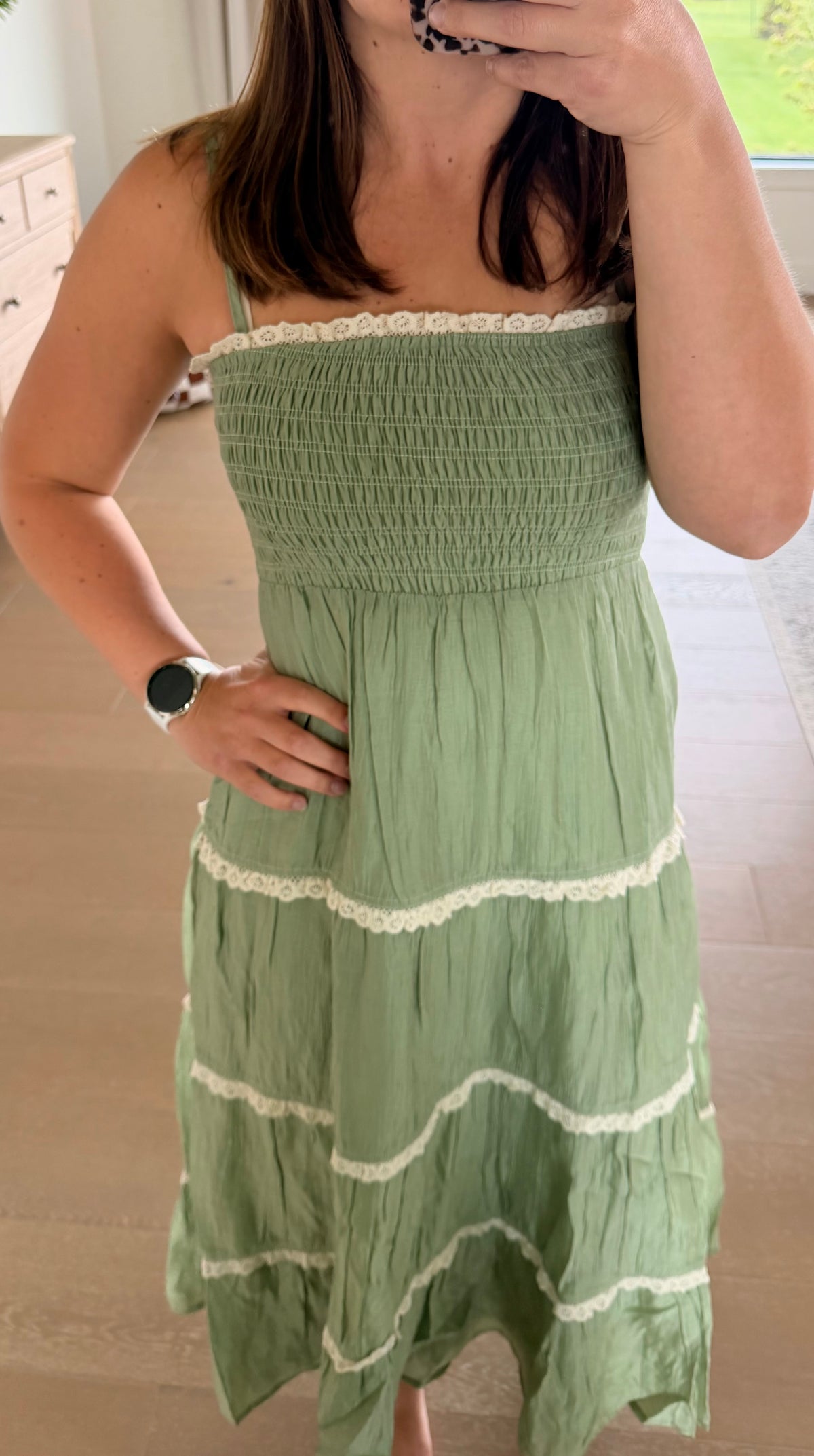 The Whitney Smocked Dress
