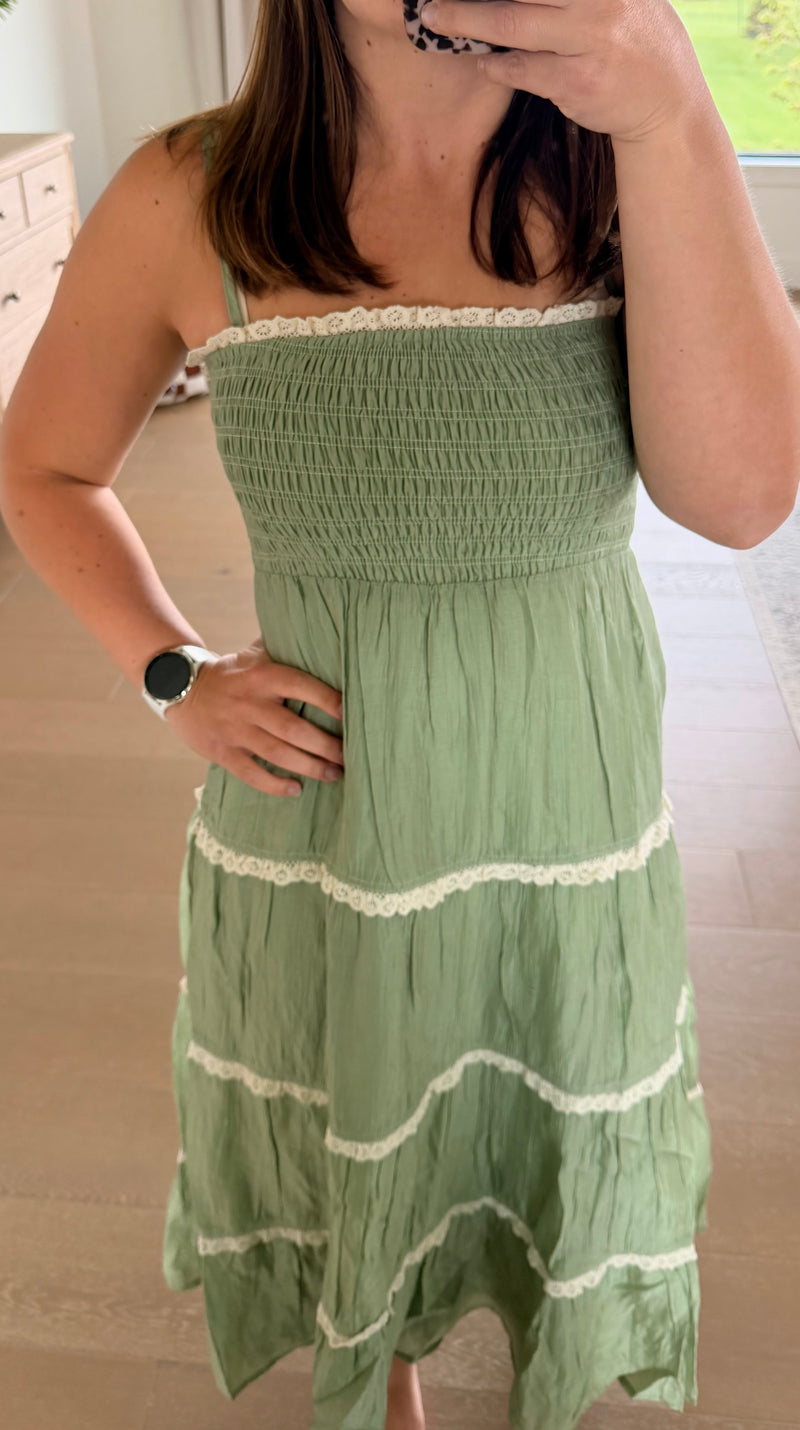 The Whitney Smocked Dress
