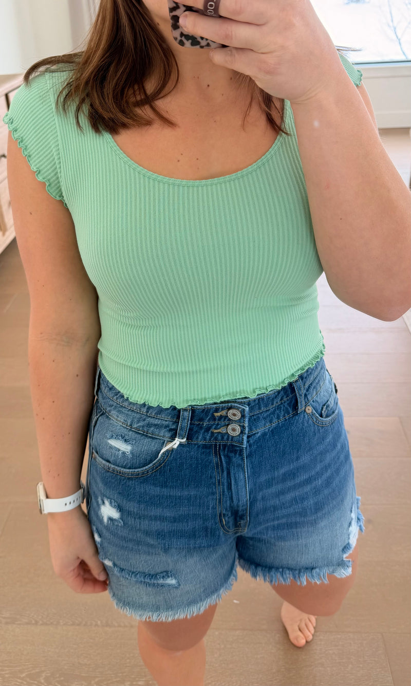 The Island Time Cropped Tee