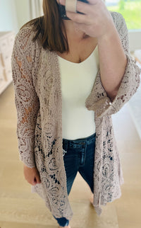 The Josie Crochet Cardigan