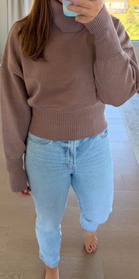 The Dirty Chai Banded Hem Turtleneck
