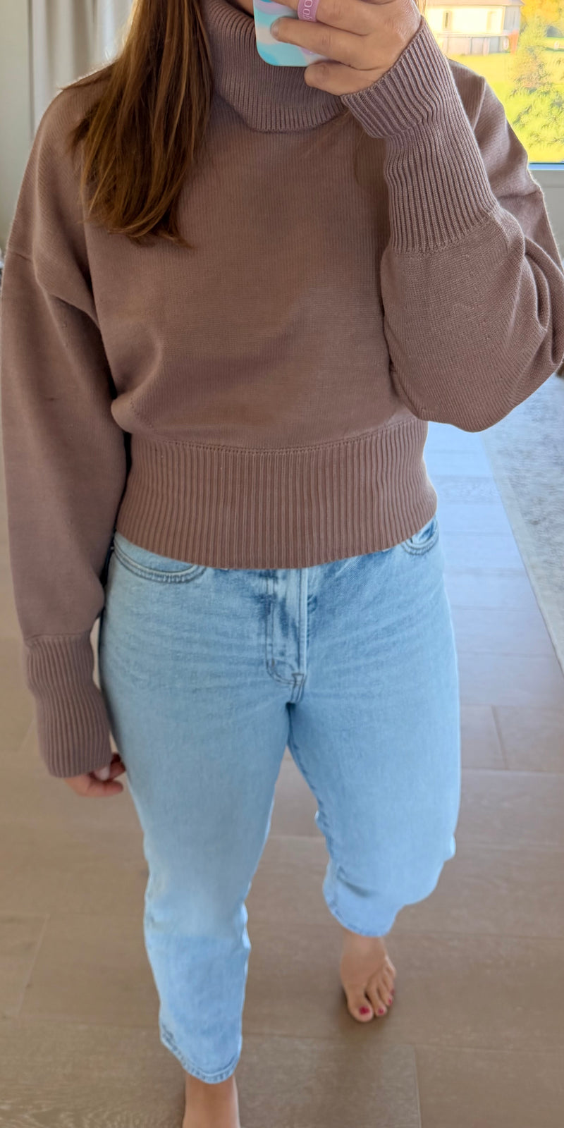 The Dirty Chai Banded Hem Turtleneck