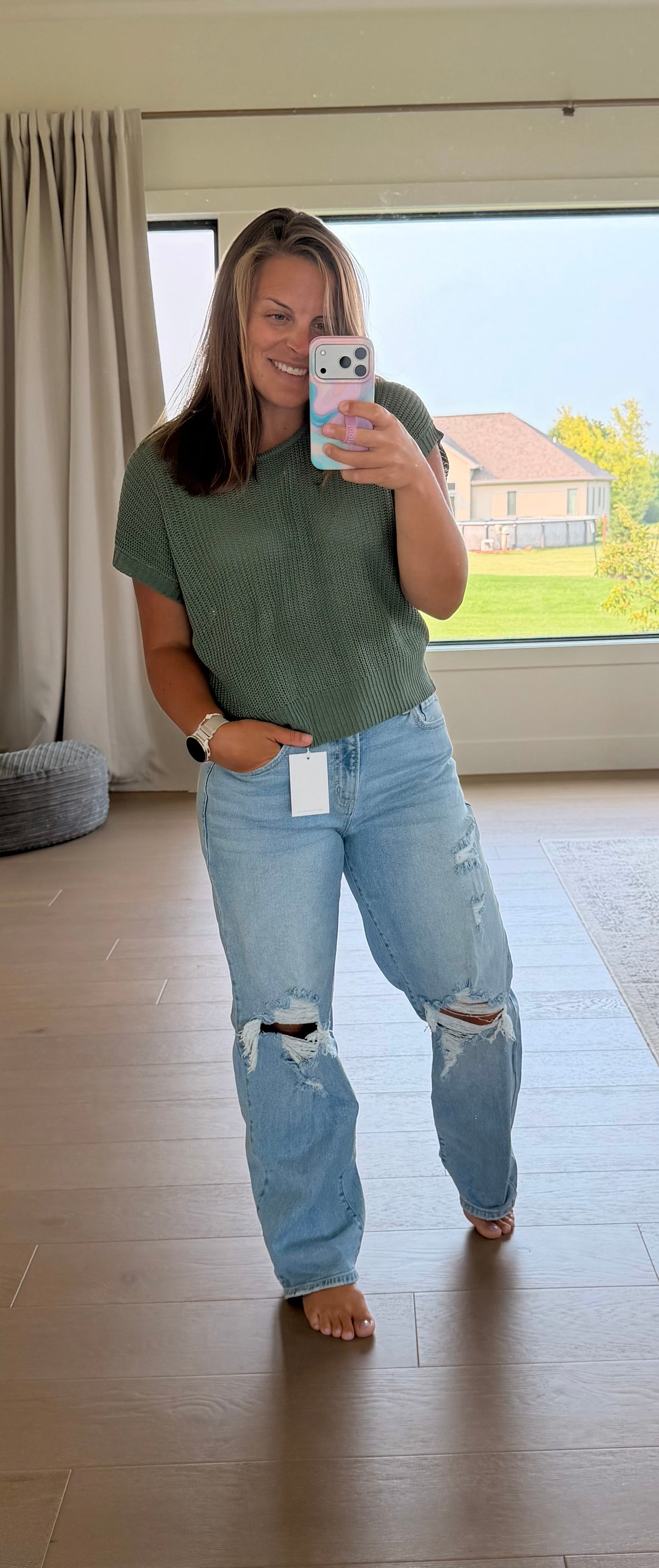 The Heather Knit Top