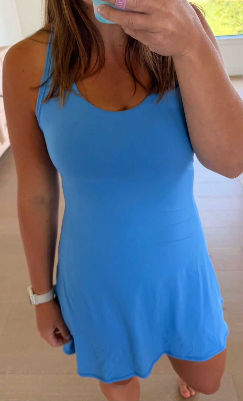 The Tara Athletic Romper Dress