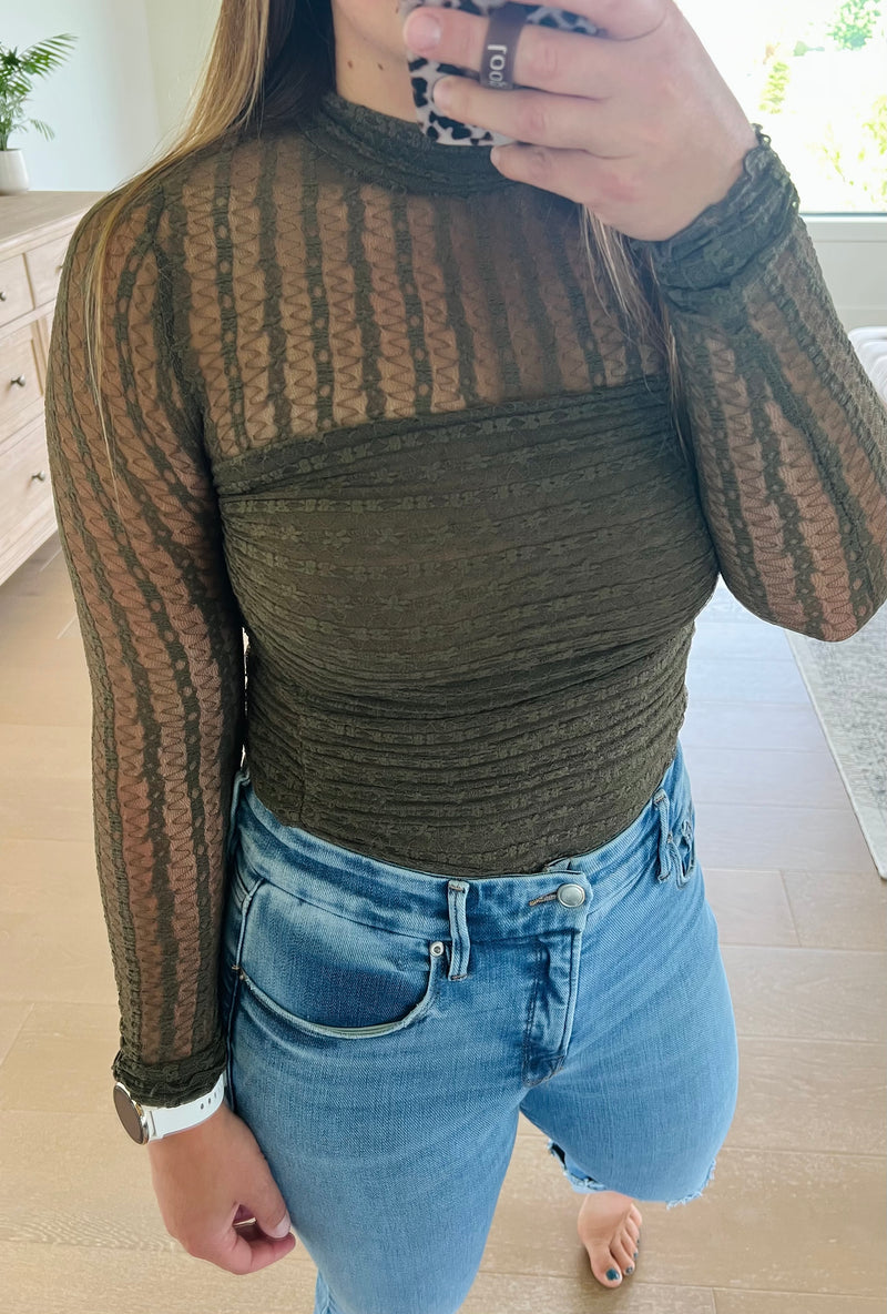 The Flirty Lace Bodysuit