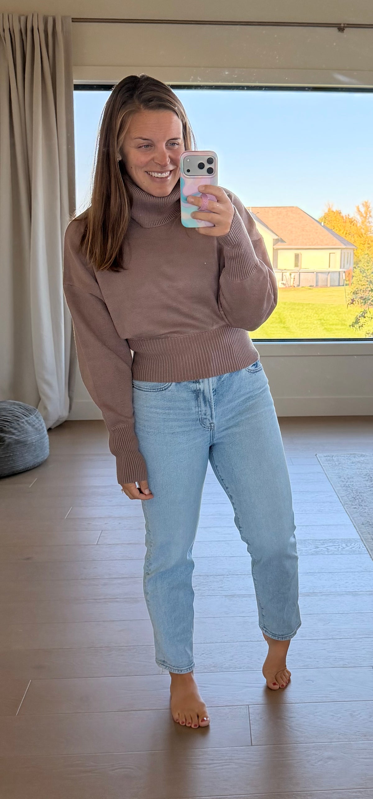 The Dirty Chai Banded Hem Turtleneck