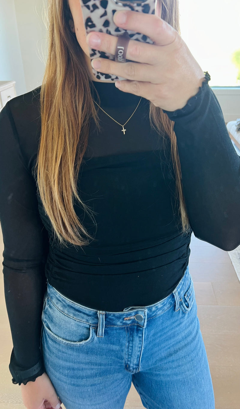 The Tessa Sheer Bodysuit