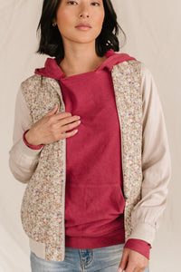 Ampersand Bomber Jacket — Pastel Petals