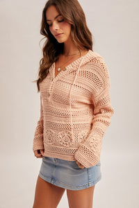 The Sand Dollar Crochet Hoodie